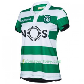 Koszulka Sporting CP Damska Domowe Koszulki Piłkarskie 2018/19 Krótki Rękaw